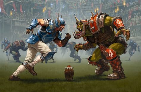 Blood Bowl! Un mélange déjanté de football américain et de Warhammer Fantasy!